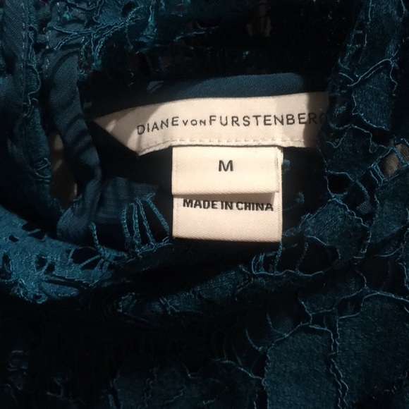 DVF high neck lace top - Picture 5 of 5